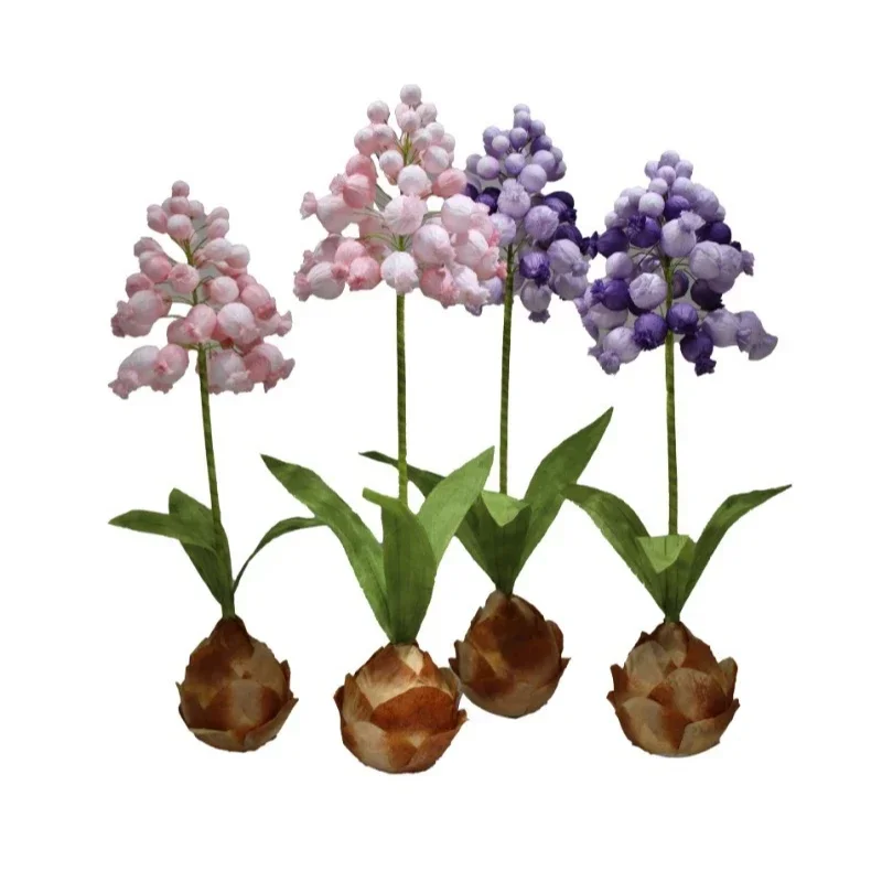 

Huge wedding props Giant hyacinth finished paper flower shop window Meichen decoration Wedding layout simulation flower