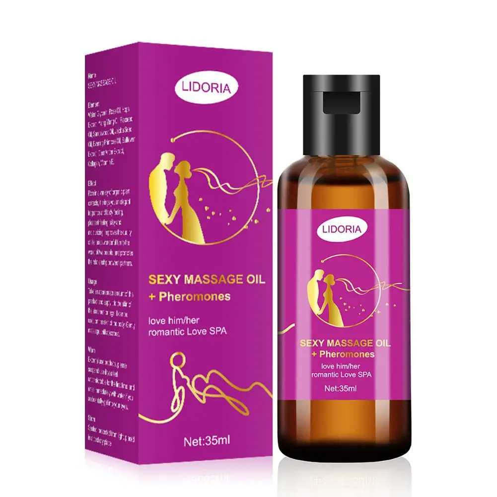 Men Women Massage Essential Oil Natural SPA Stress Relax Romantic Enhance Attraction Skin Care 35ml