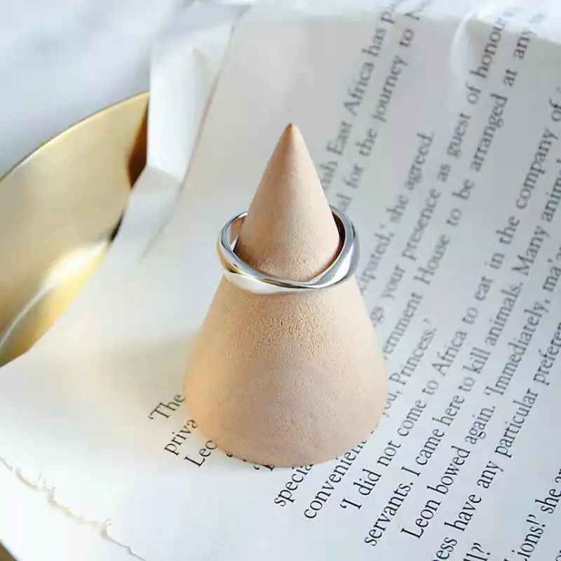 Wedding Dresses 925 Sterling Silver Irregular Rings For Women Wedding Luxury Original Jewelry Accessories Dropshipping