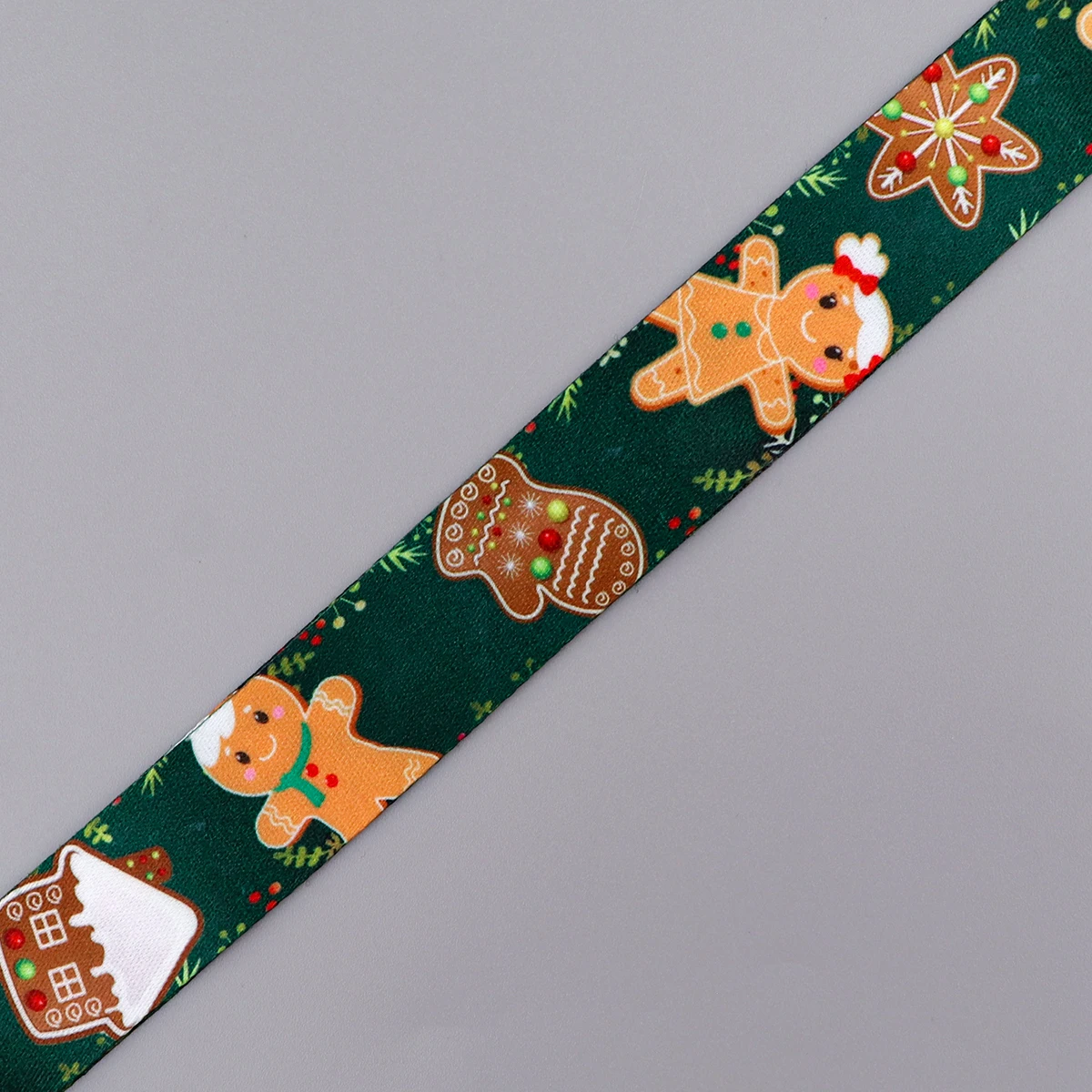 LLavero de identificación de crédito con cordón de comida navideña, llavero de cubierta de tarjeta de visita de autobús, Banco de viaje para estudiantes