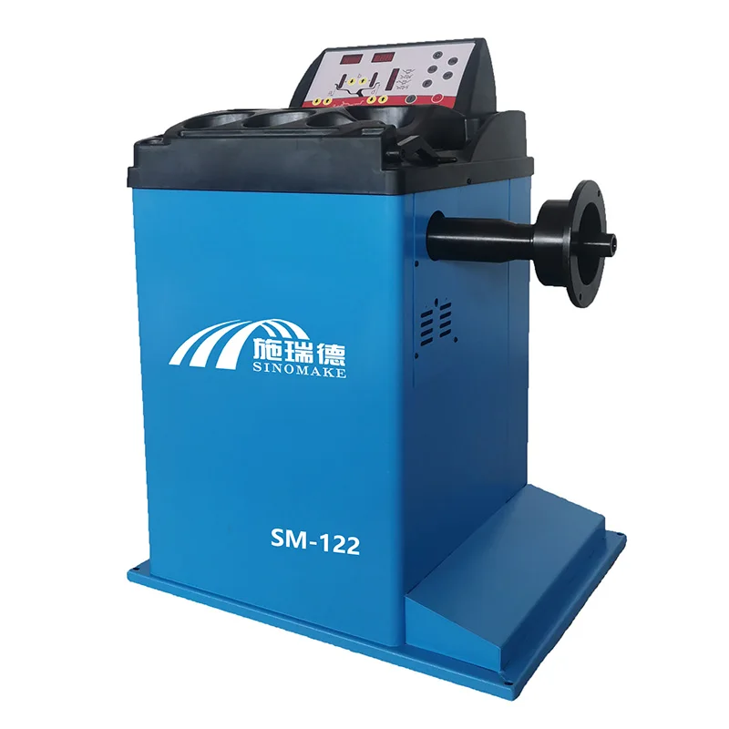 SM-122 cheap price wheel balancer machine computer balancer with rubber cover