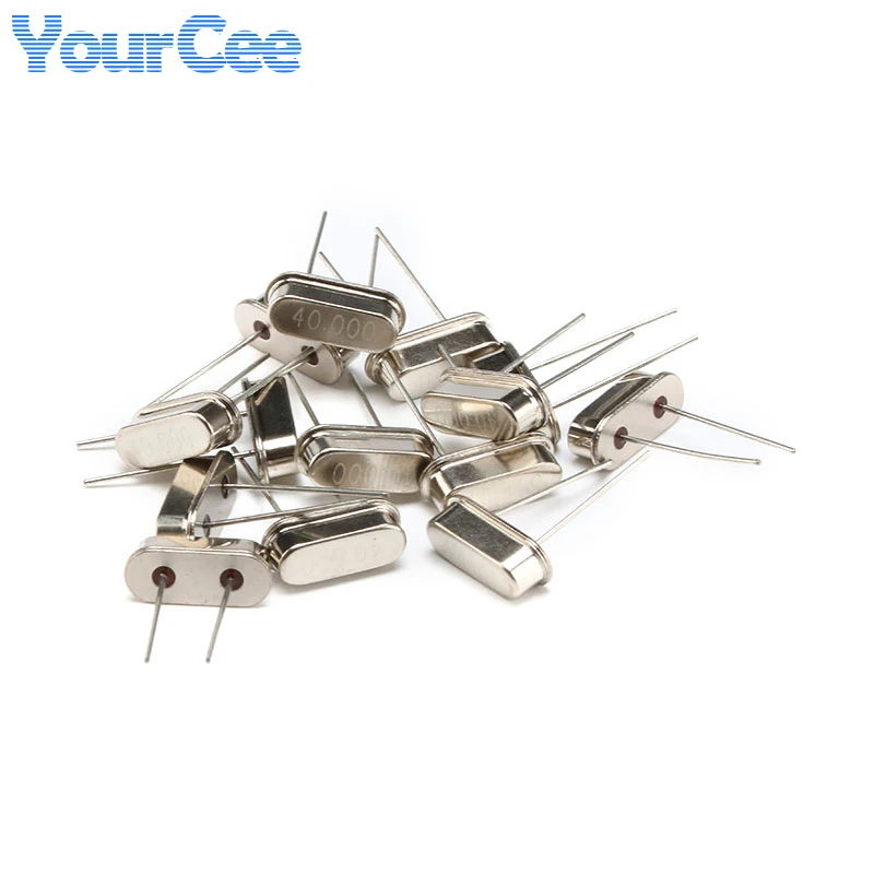 20pcs HC49S Quartz Crystal Resonator Passive Oscillator 16M 18M 18.432M 20M 20.480M 2.1184M 24M 25M 26M 26.601712M 27M 40M 48MHZ