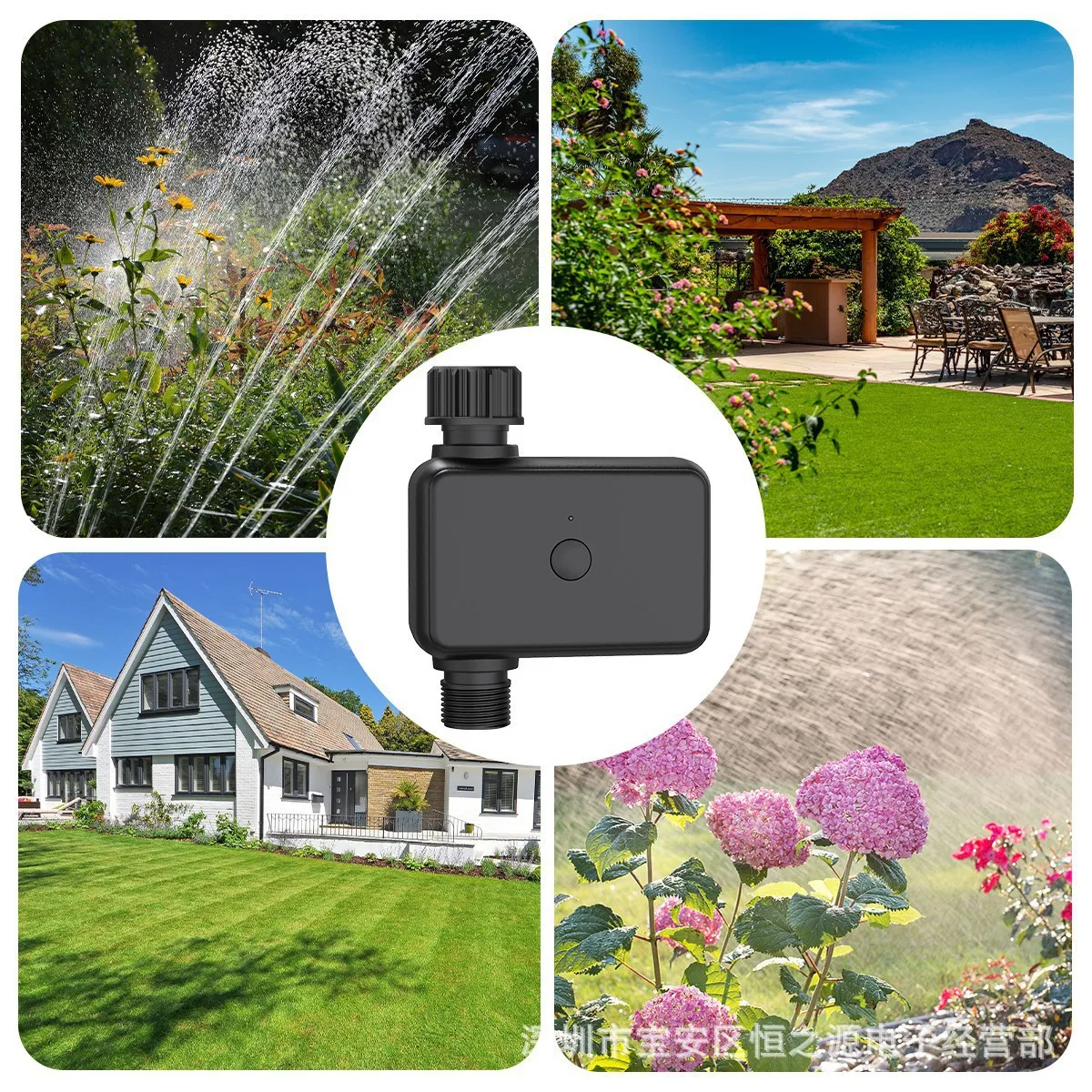 🌿Single Outlet Smart Water Timer, Bluetooth Tuya APP Garden Irrigation Controller
