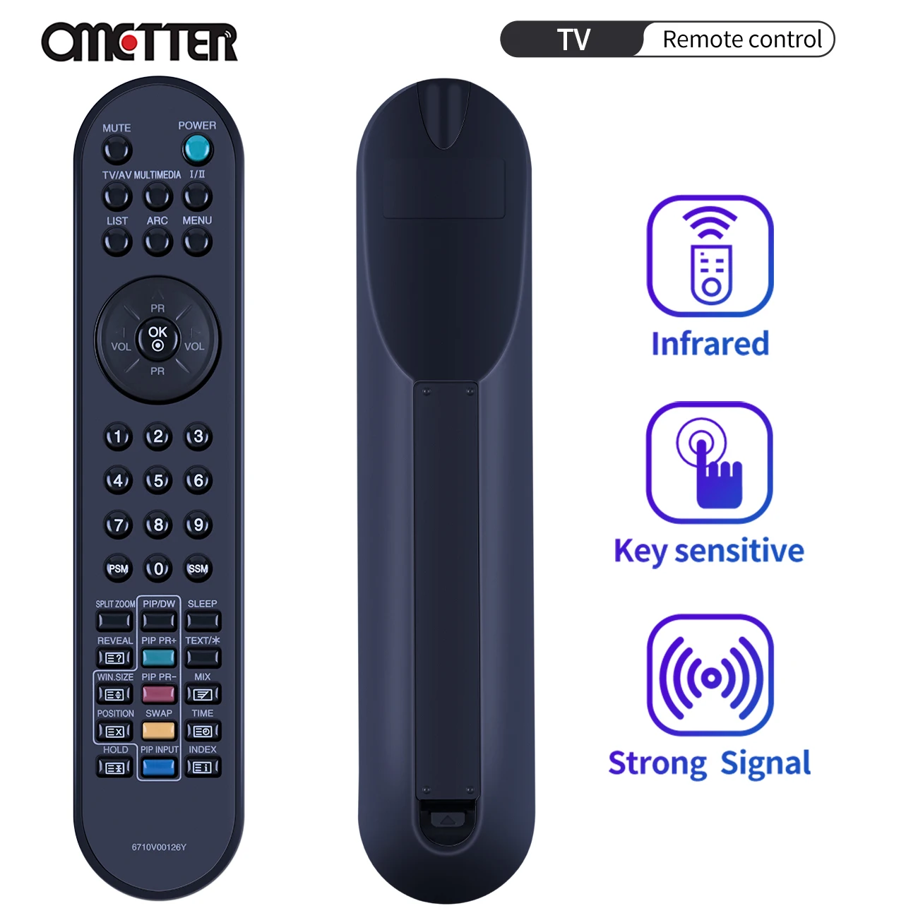 

6710V00126Y for LCD PDP TV Remote Control Unit