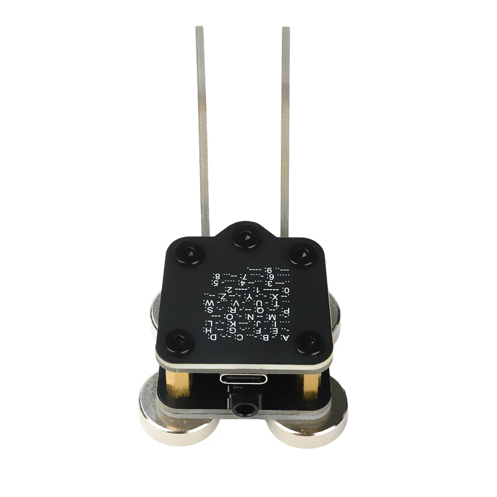 CW Keyer Automatic Trainer with PCB 4 Nd Magnet Bases Double Paddle Morse Key for Ham Radio Practice
