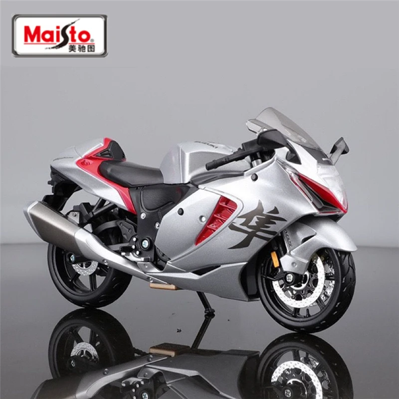 Maisto 1:12 SUZUKI 2022 Hayabusa Alloy Racing Motorcycle Model Diecasts Metal Street Sports Motorcycle Model Childrens Toys Gift