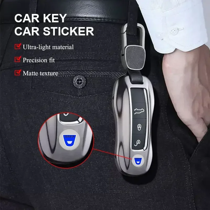 

New 14mm Fob Car Logo Sticker for Car Remote Control Key For Dacia Duster Logan Sandero Lodgy Dokker Stepway Mcv Solenza Largus
