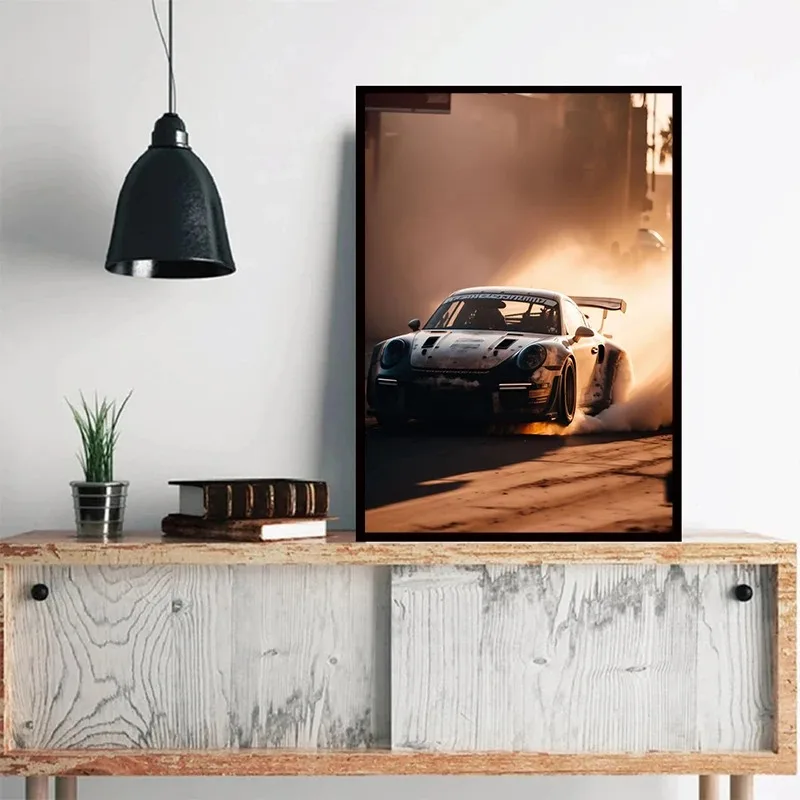 JDM Classics Cars 911 GTR M3 Luxury Sports Car Posters for Room Living Canvas Painting Print Art Home Wall Decor Pictures Gift