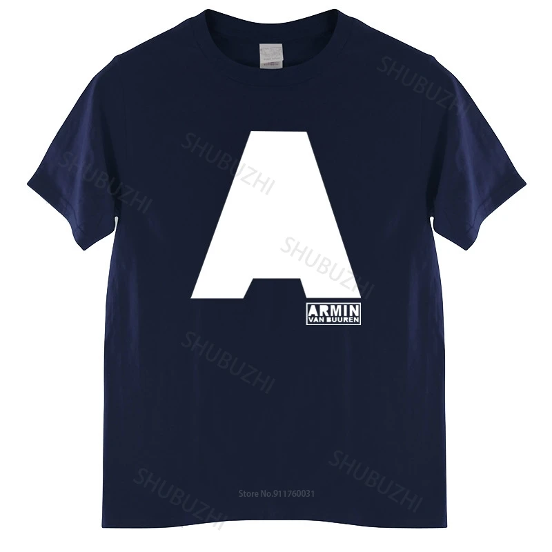 Mens summer cotton tshirt loose tops Armin Van Buuren Men's T-Shirts Black Summer T Shirt women unisex tee-shirt casual tees