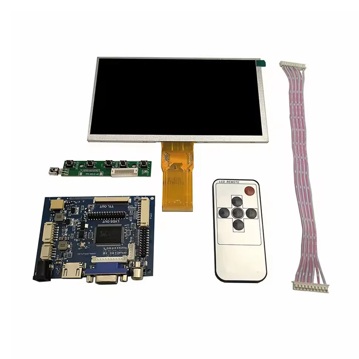 7 inch 7300101463 E231732 1024x600 TFT LCD Display Screen 50pins HDMI VGA Control Driver Board for Cube U25GT 7300101463 E231732