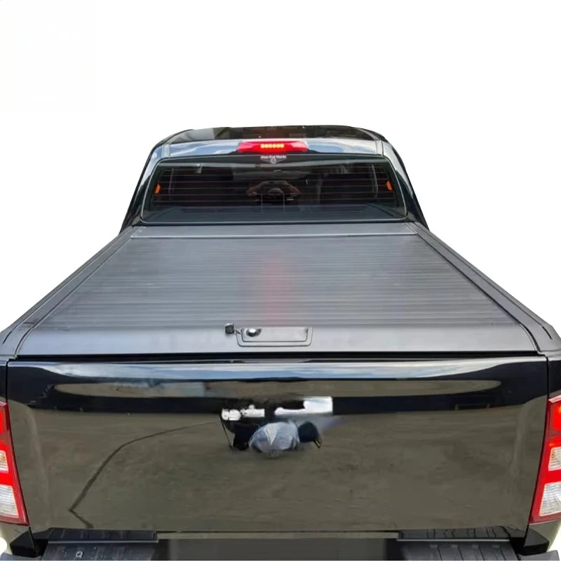 High Quality Aluminum Manual Retractable Roller Shutter Pickup Truck Bed Cover Lockable Heavy Duty Anti-Rust Waterproof Aero Des