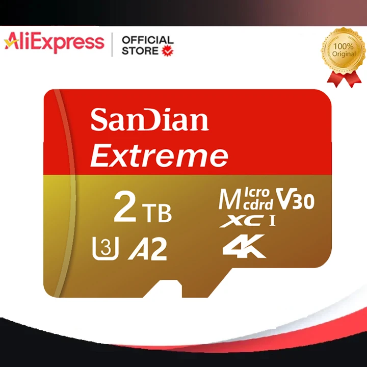 2TB การ์ดความจำ128GB Class 10 V30บัตร TF 1TB Mini SD Card 512GB 256GB A2 U3 Micro TF SD Card 128GB ความเร็วสูงบัตร TF