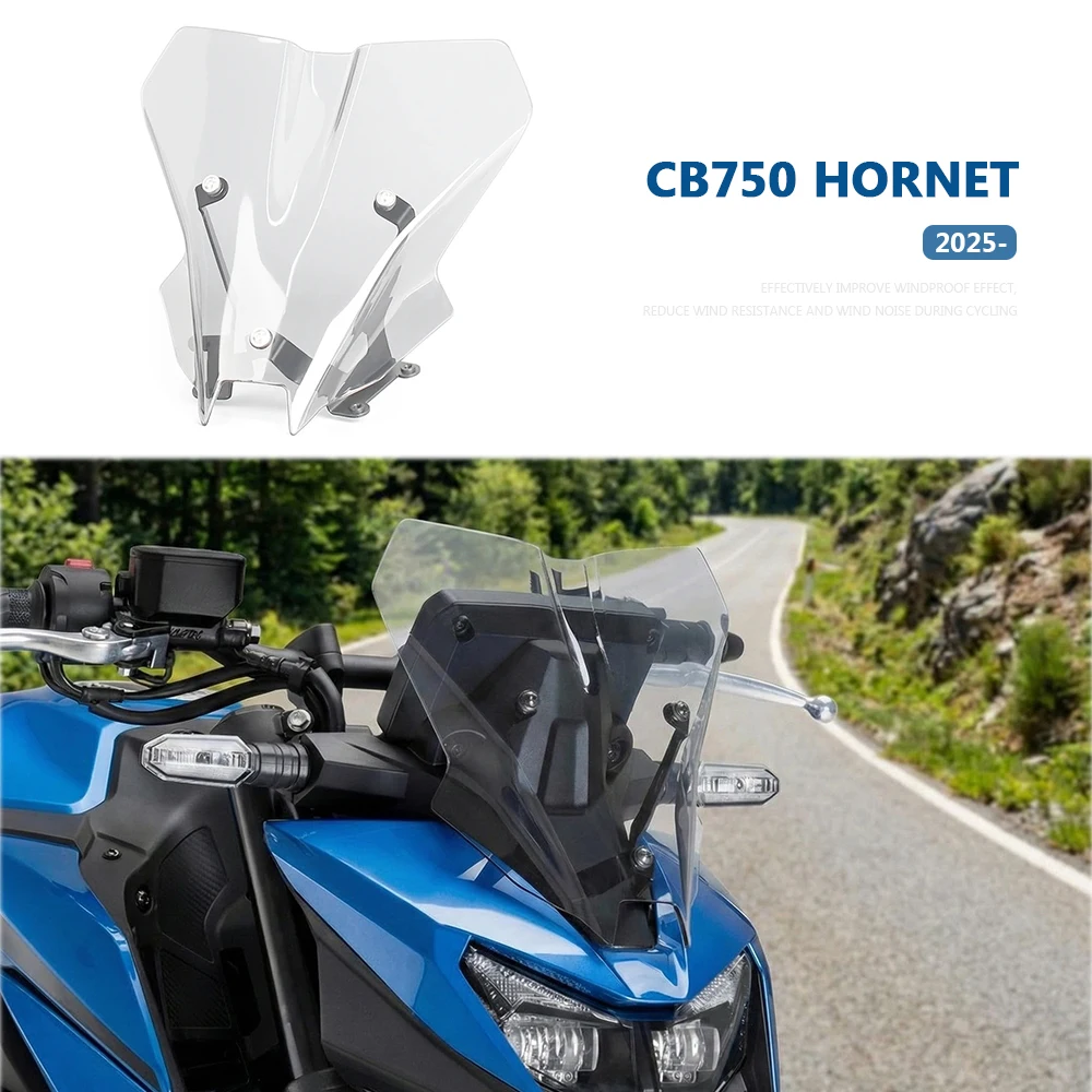 

Motorcycle Windshield Wind Deflector Windscreen For 2025 2026 For Honda CB750 HORNET CB 750 Hornet Wind Screen Visor Shield