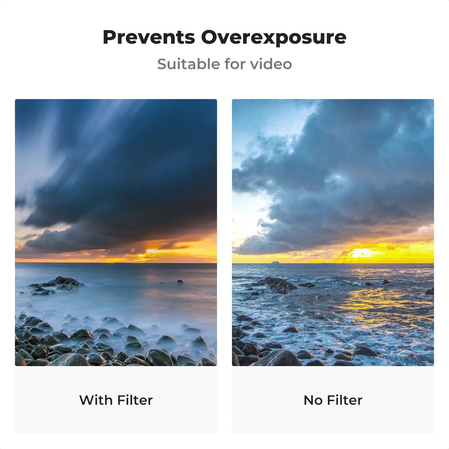 K&F Concept ND8-ND128 Variable ND Filter 52mm 58mm 62mm 67mm 72mm 77mm 82mm NO X Spot Fade Neutral Density Filter For Camera Len