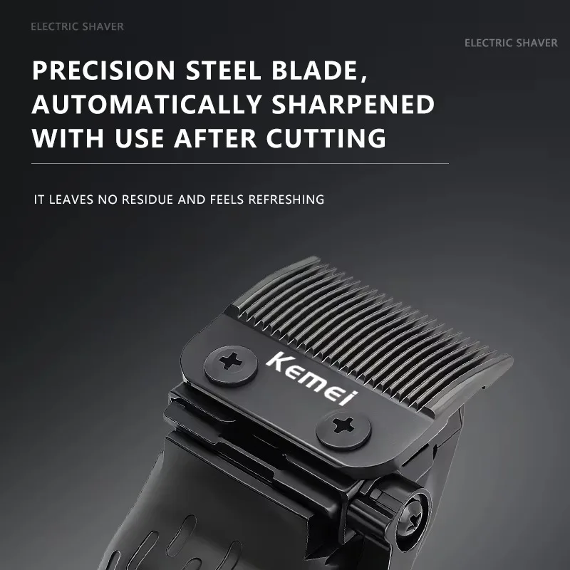 Kemei 1385 1386 1102 hair clipper electric shaver combo cordless zero gap hair trimmer finish hair cutting machine razor for men - view 4