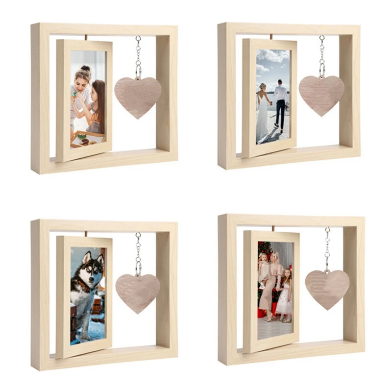 

Anniversary Frame Gift Wedding Picture Frame Memorial Picture Frames Rotating Picture Frames For Couples Bridal Shower Anniversa