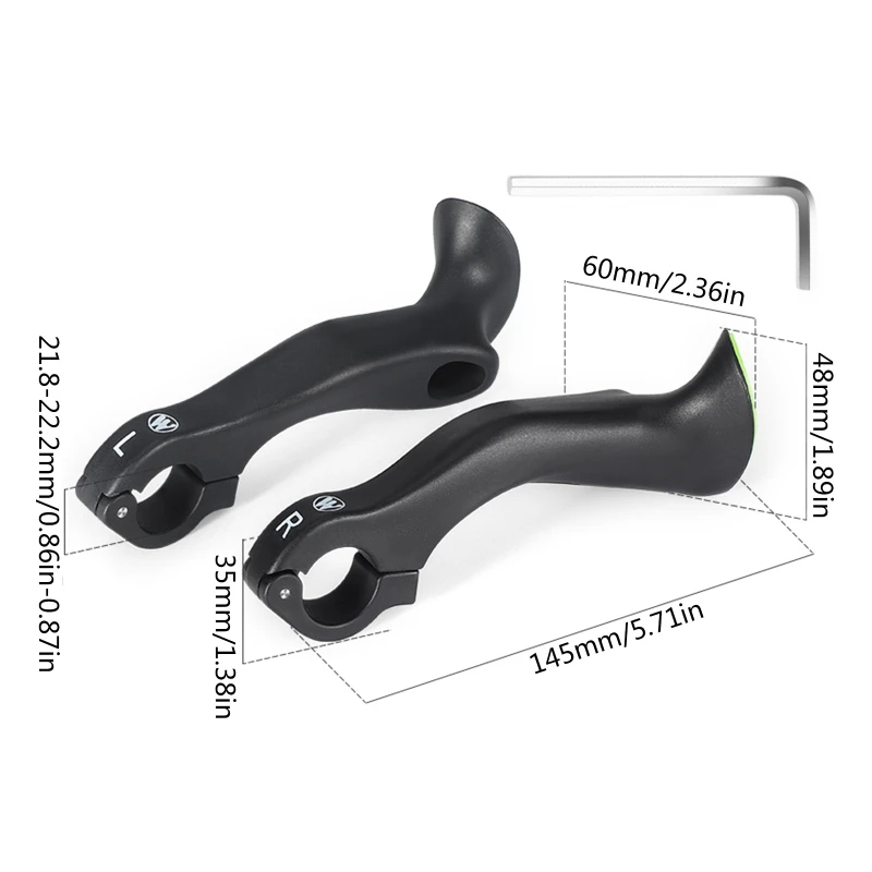 

Bike Handlebar Ends Bicycles Handlebar Bar Ends for Mountain Bike, Road Bicycles