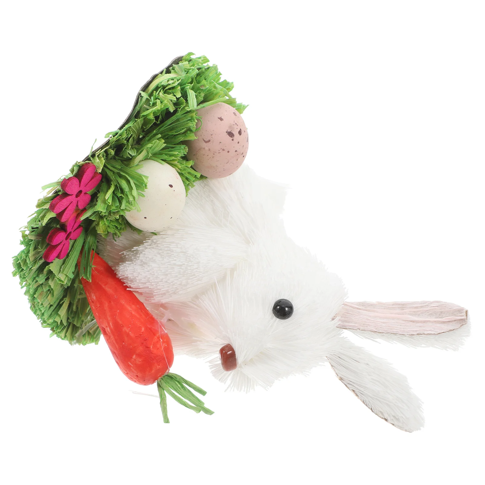 

Easter Bunny Decoration Garden Statue Carrot Eggs Outdoor Grass Table Home Decorations