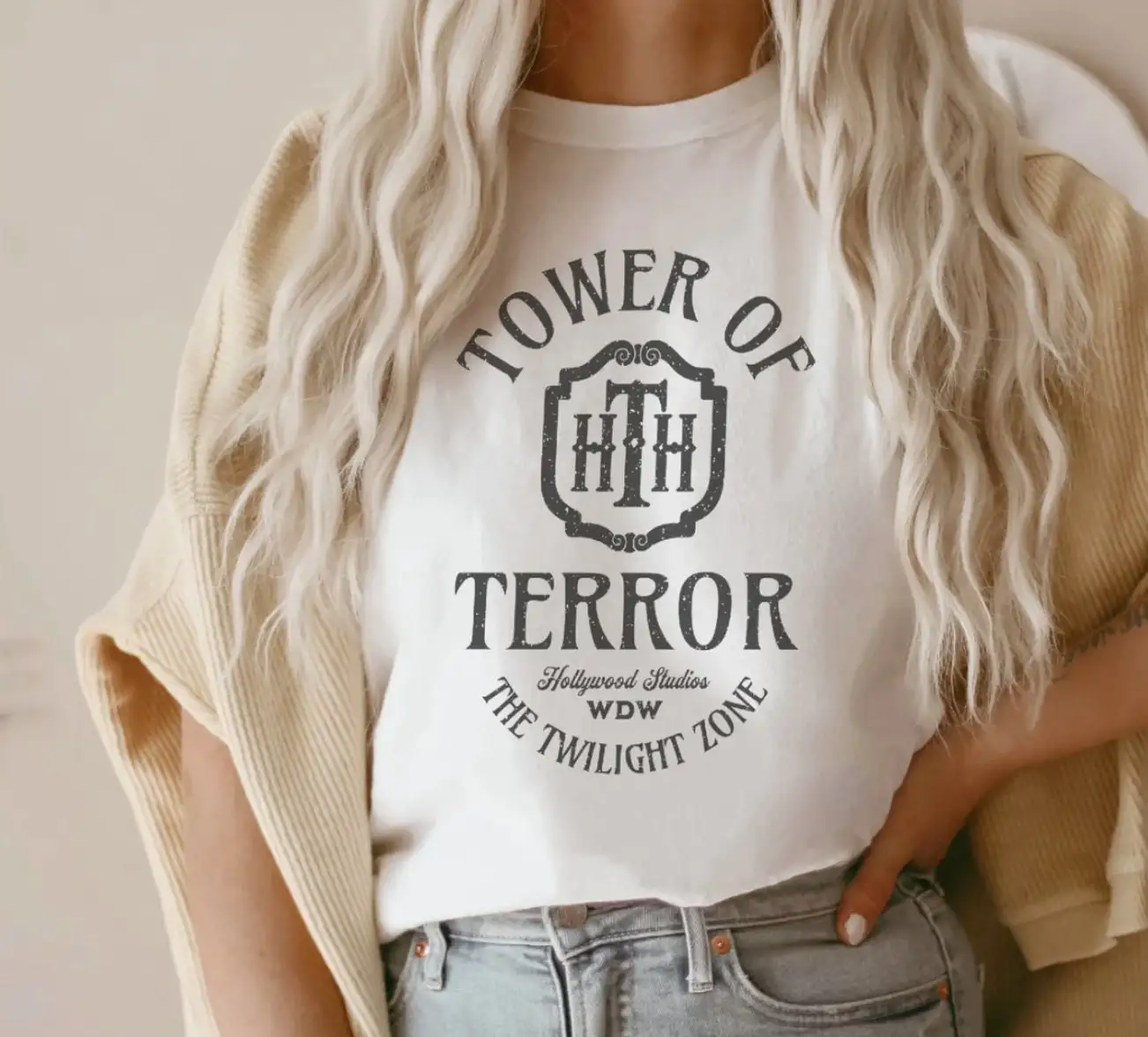 Tower Of Terror Bella Canvas Jersey T Shirt