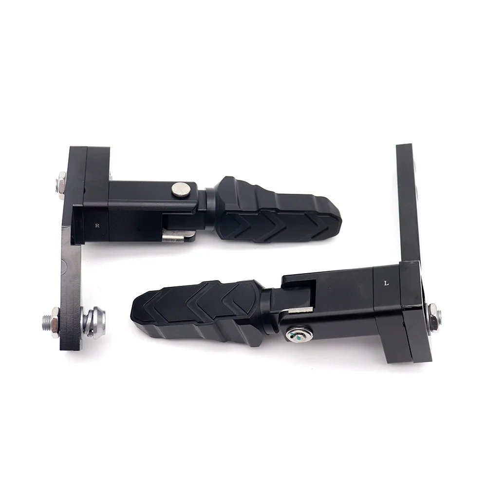 For the Haojue TR300 Plus modification accessory - aluminum alloy mid-mounted pedal with rearward shifted pedal plate