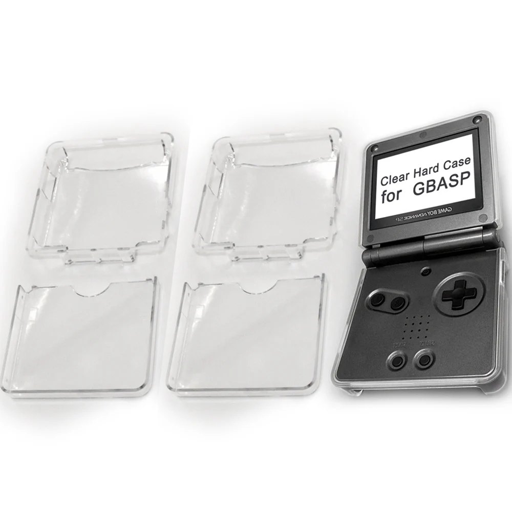 

Прозрачные жесткие защитные противоударные чехлы из поликарбоната для консоли GBA SP Gameboy Advance SP