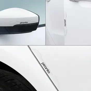 4 ks samolepek na dveře auta, protikolizní proužky, autopříslušenství pro Kia Picanto Morning GT-Line X-Line S 2017 2016 2015 2014 6 nejlepší prodej Styling vozu Kia Picanto - №2