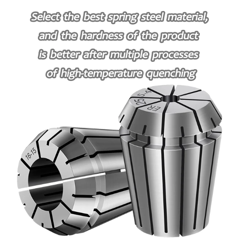 1pcs CNC Collet ER20 ER25 ER32 ER40 ER50 High Precision Collet Chuck For Milling Engraving Machine High Precision Spring Collet