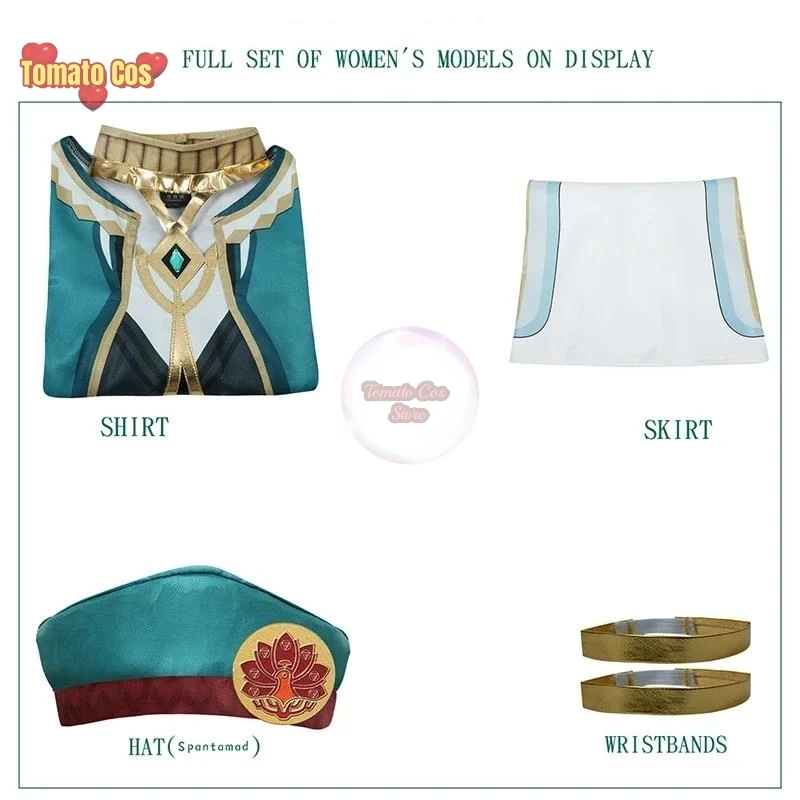 Die akademiya cosplay kostüm impact karneval uniform perücke anime halloween kostüme frauen spiel outfit tenue ecoliere sexy mode