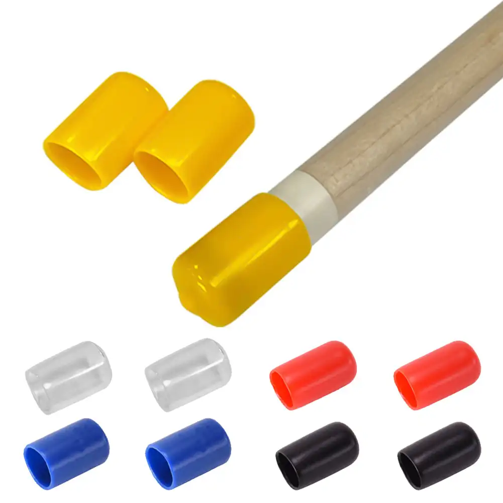 10PCS 13MM Billiard Cue Head Protective Cover Anti-Collision Anti-Wear Rubber Pool Cue Tip Case Billiard Supplies