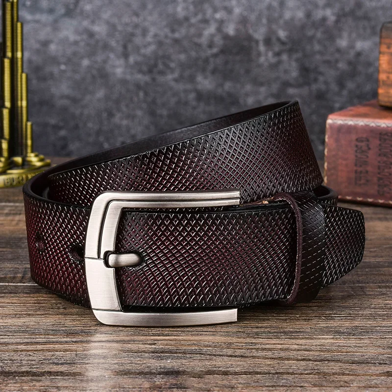 

New Men's Genuine Leather Belt Luxury Brand Belts For Mens High Quality Cowhide Male Strap Hot Cummerbunds ceinture homme