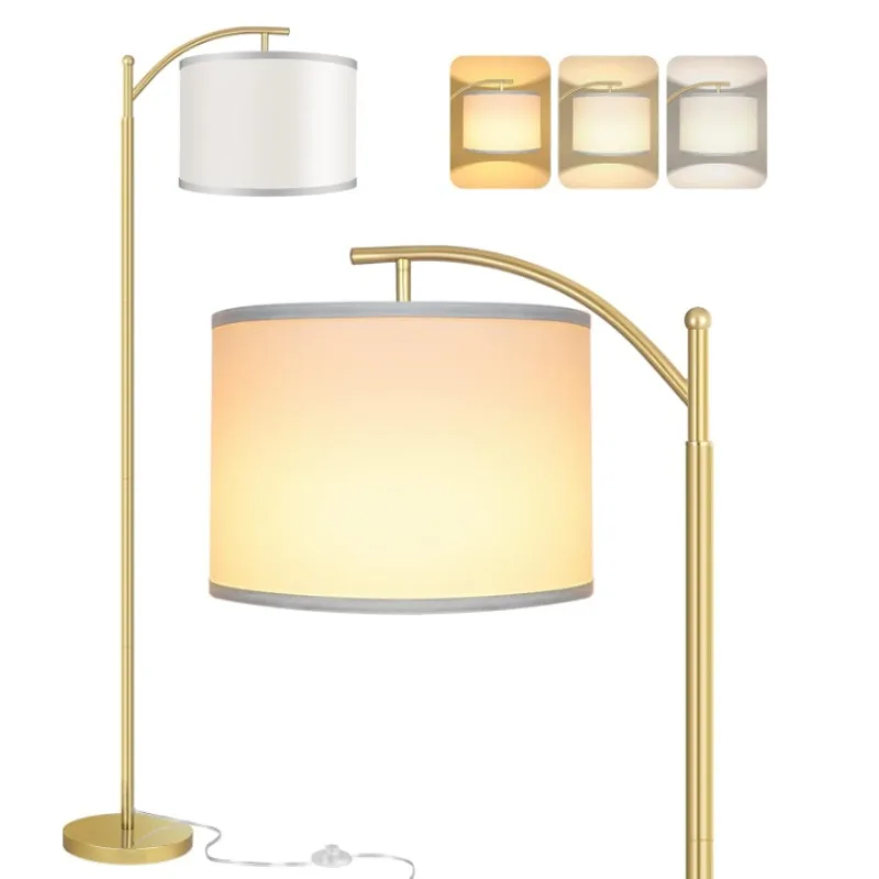 Modern floor lamp adjustable brightness 3000-6500K color temperature