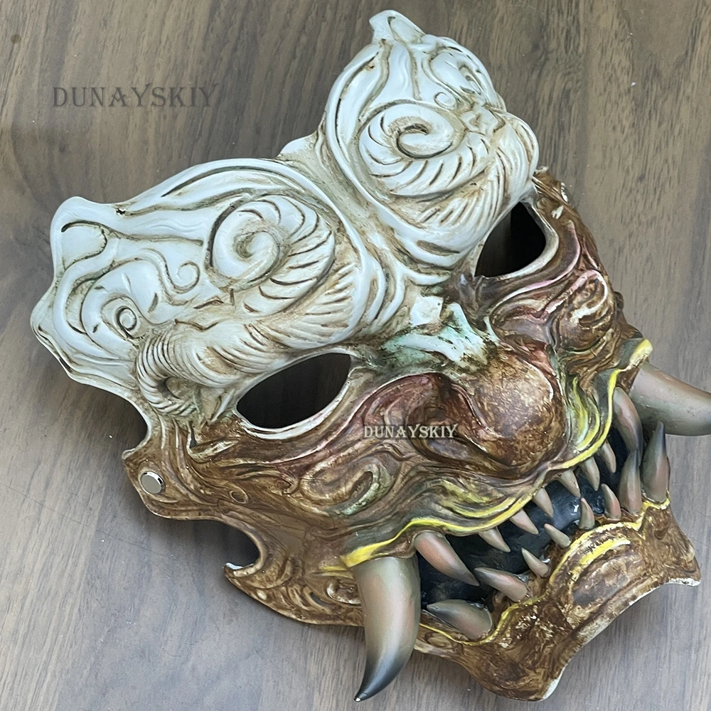 Zwarte Mythe: Wukong Nuo Cosplay Masker Halloween Kostuum Rekwisieten Spel Themafeest Carnaval Accessoires Mannen Takerlama