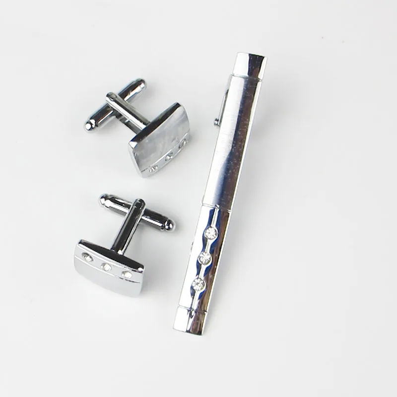 

Men's tie clip custom cufflinks man shirt Tie clip pin accessories collar studs for shirts luxury