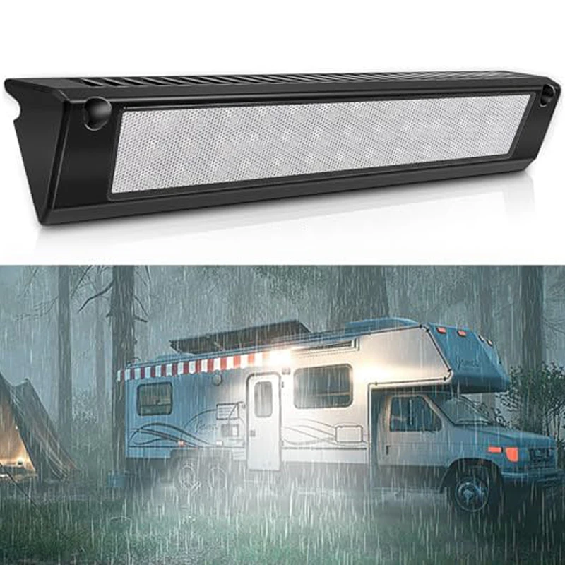 

13inch Led Caravan Light Awning Porch White 6000K/Yellow 3000K Light Ceiling Exterior Work Drivie Lamp for Rv Trailers Campers