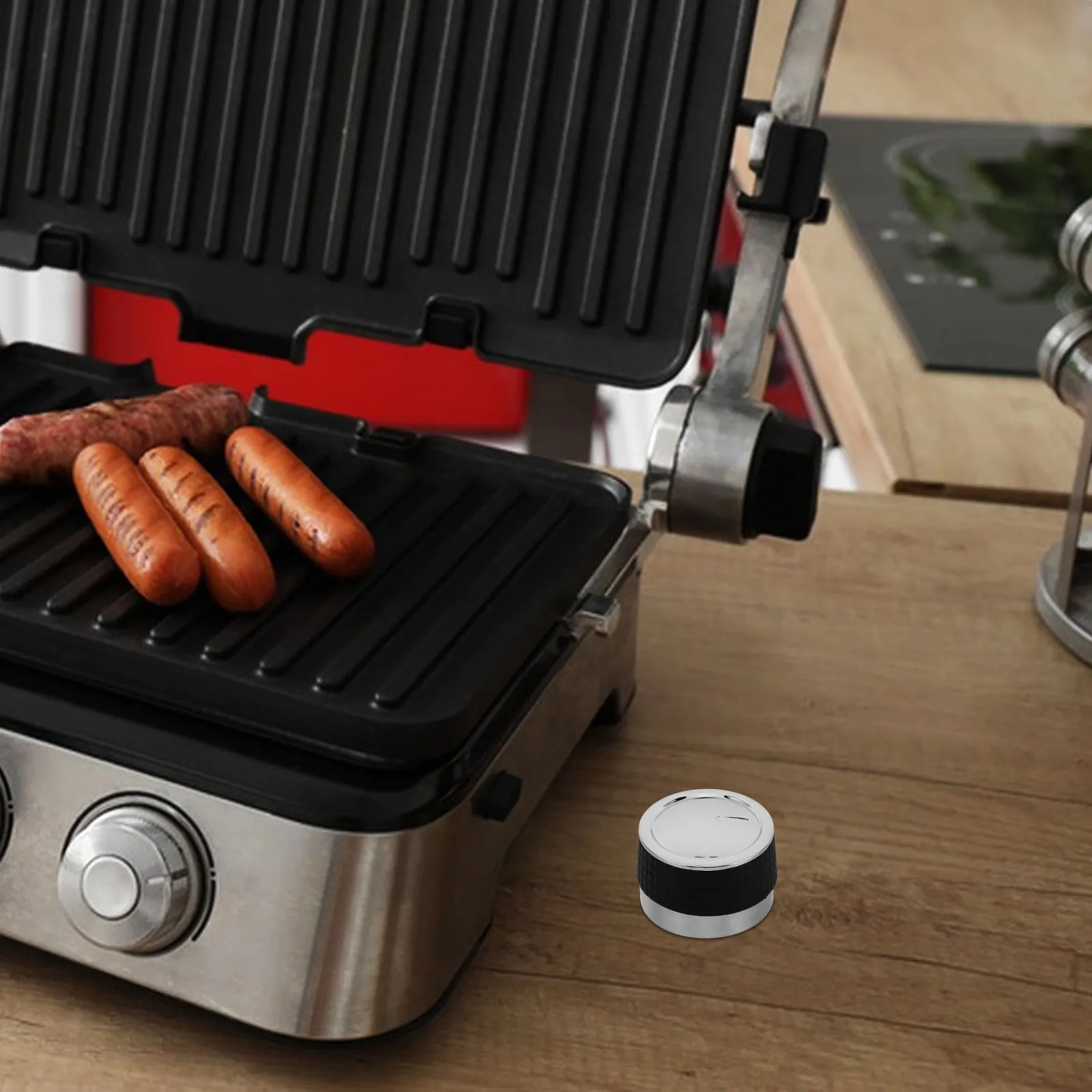 Perilla cónica chapada universal de repuesto para estufa, parrilla de barbacoa, placa de cocción, horno eléctrico