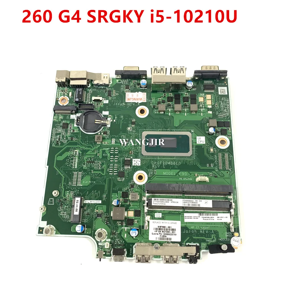 

Материнская плата F90 для HP 260 G4 DA0F90MB6E0 M87690-601 SRGKY i5-10210U, 100% протестирована, в порядке.