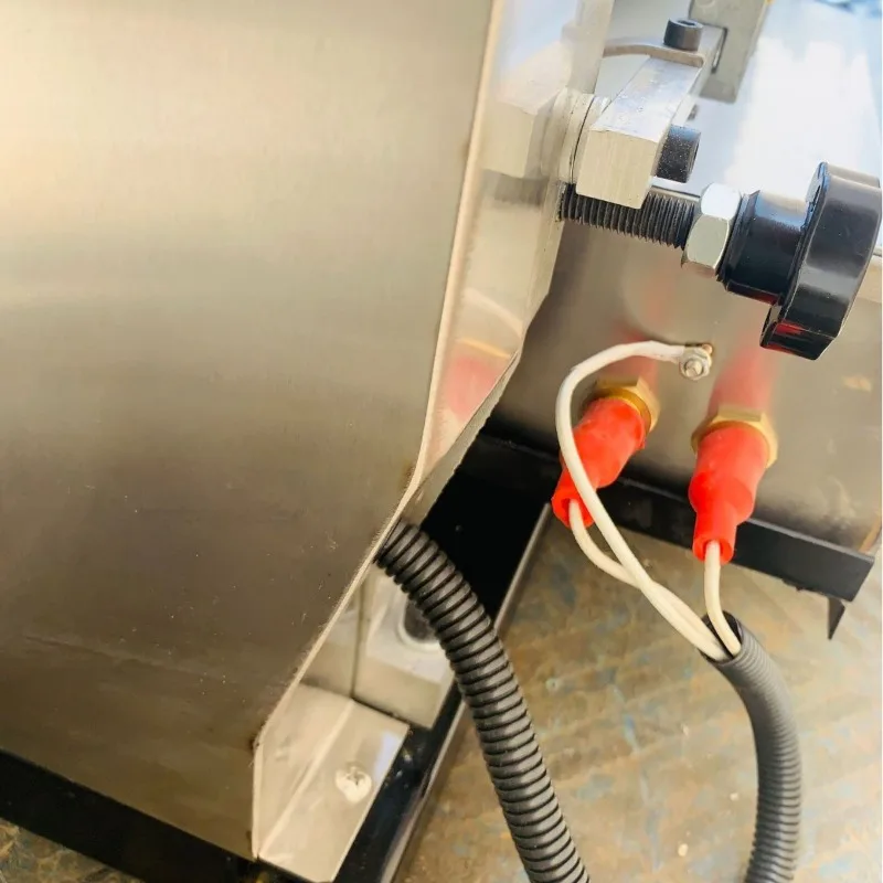 Heated desktop glue machine, gluing machine, glue gluing machine