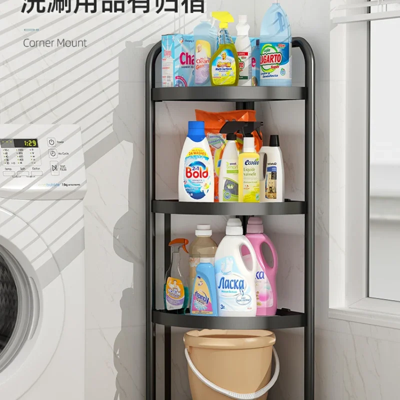 Toilet Floor Multi-Layer Storage Rack Toilet Storage Fabulous Appliance Complete Collection Toilet Bathroom Triangle Washstand