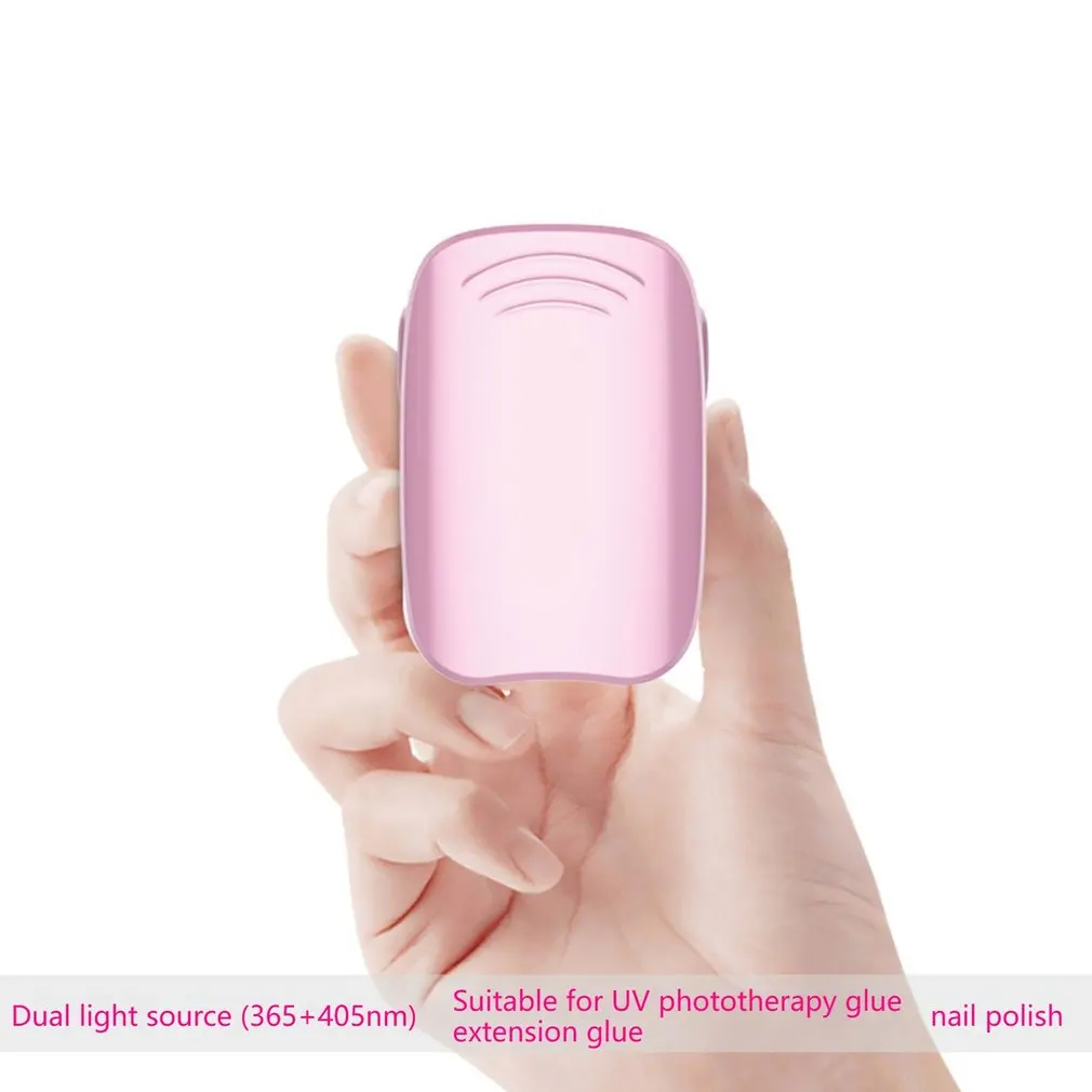 New Pink Nail Phototherapy Machine Effective Rechargeable Remover Repair Damage Nail Cleaning Laser Electronic Lamp Nail Device