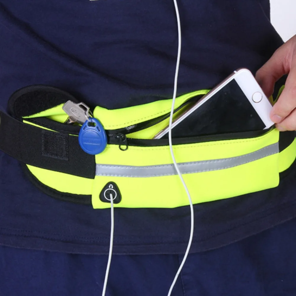 Waterproof Running Belt for Men & Women - Slim Sports Waist Pack with Phone Pocket for Jogging, Hiking, Cycling, Gym Workouts
