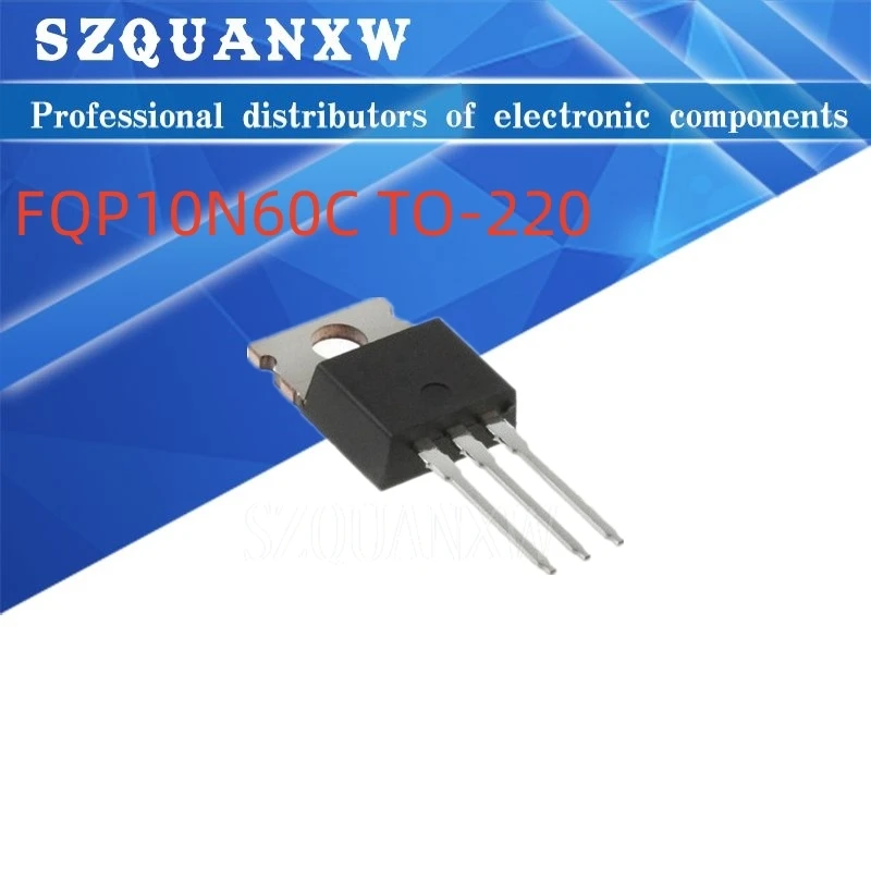 10PCS FQP10N60C TO-220 10N60C 10N60 TO220 new MOS FET transistor