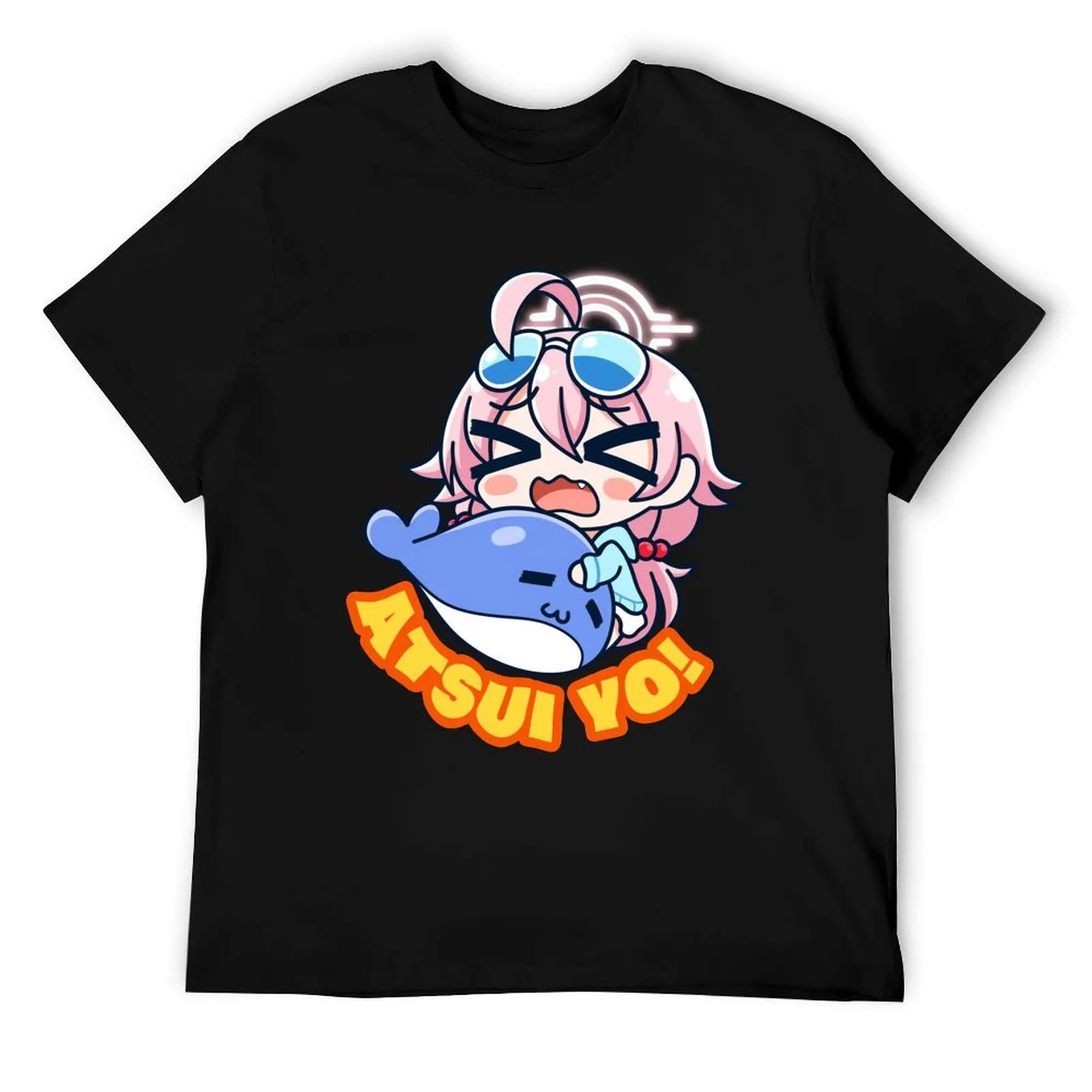 

Atsui Yo Blue Archive Takanashi Hoshino T-Shirt t shirt man plain g man t shirts for men t shirts for man pack white T-Shirt