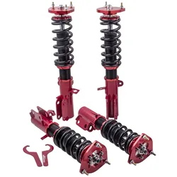 Coilovers Struts Suspension For Toyota Corolla E100 AE101 1988-2002 Adjustable Height Coilovers Coil Spring Over Struts