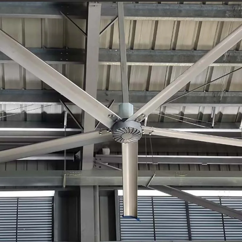 Commercial 10ft-24ft Industrial HVLS Fans Heavy Warehouse Ceiling Fans for Farm Industries Cooling 220V Voltage