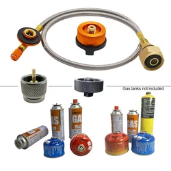 Outdoor Camping Gas Stove Propane Refill Adapter Cylinder Convertor Filling Tank Coupler Accessories Gas Tank Valve Converter