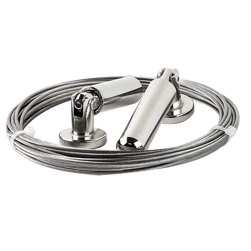 

Curtain Rods Stainless Steel Wire Rope Clothesline Heavy Picture Hanging Silver