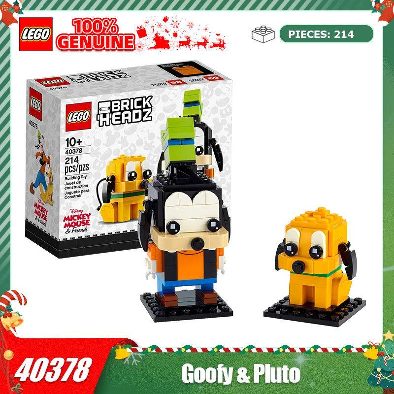 

LEGO Building Blocks Disney Series 40378 Goofy and Pluto Assembled Building Blocks Toy Gift for Boys and Girls