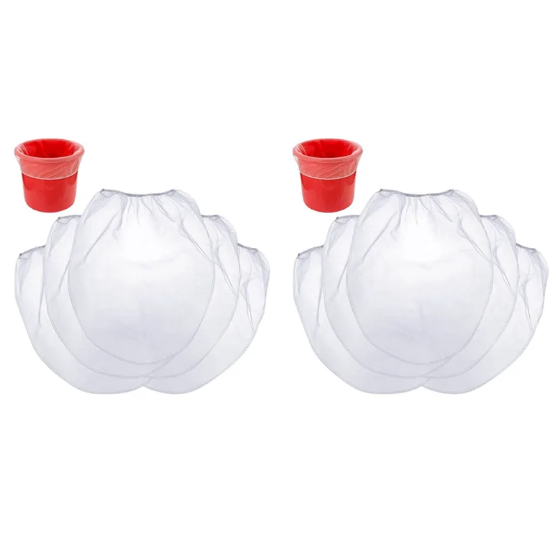 

AS94-50 шт. 5-галонный эластичный верхний фильтр для краски, белый мешок с мелкой сеткой, фильтр-мешок для краски для гидропоники, живописи, садоводства