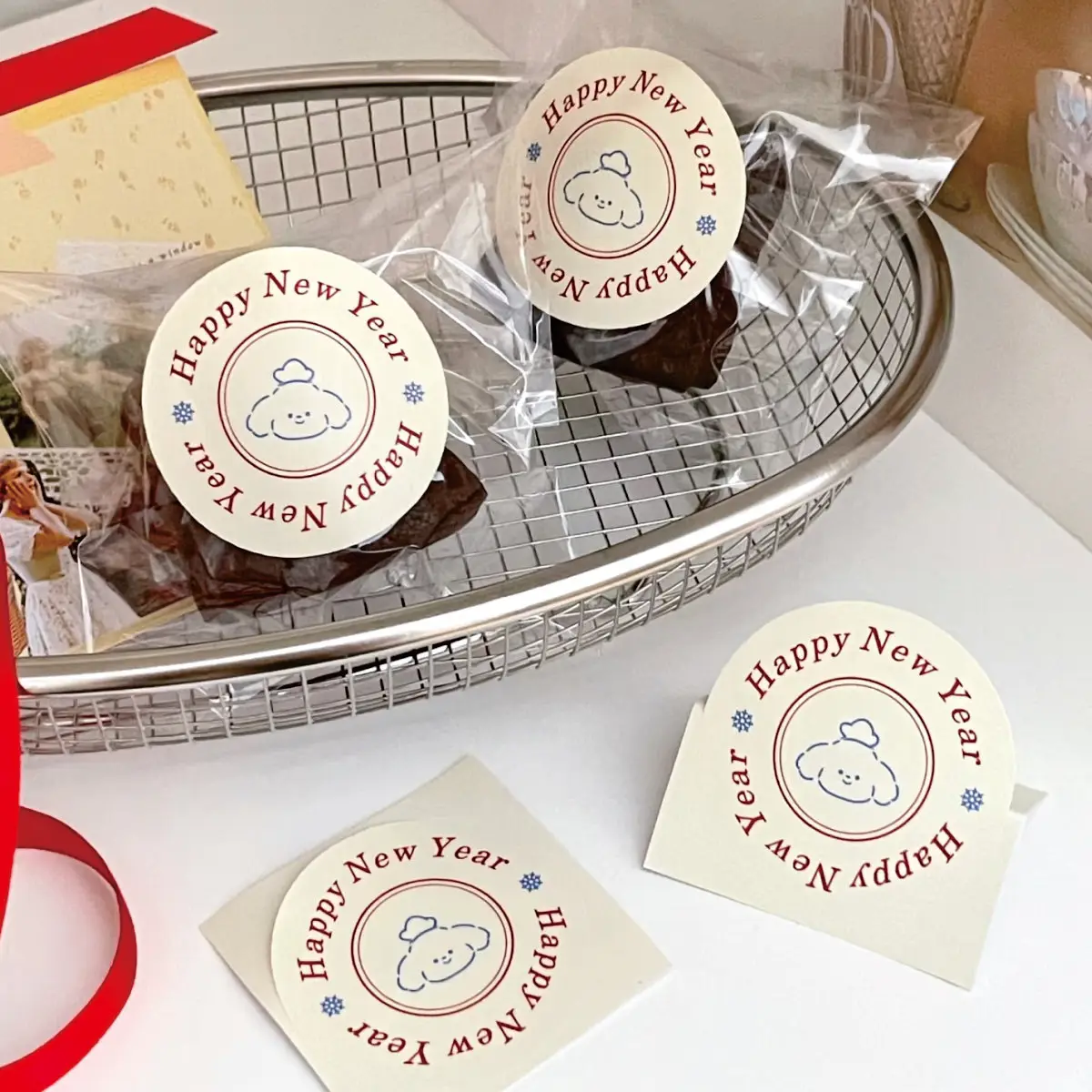 ملصقات مخصصة شعار شكرا لك تسميات ملصقات شخصية التعبئة والتغليف اسم حفل زفاف عيد ميلاد طباعة الملصق الخاص بك #4