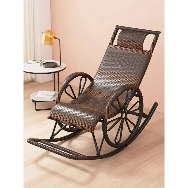 

Excellent Best Seller First Lazy Rocking Chair Rattan Recliner